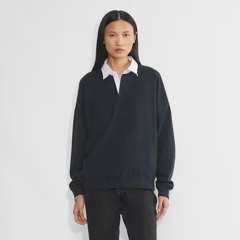 Aritzia Lomu Polo Longsleeve